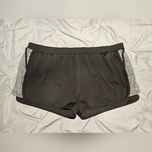 Black and Gray Women's Shorts